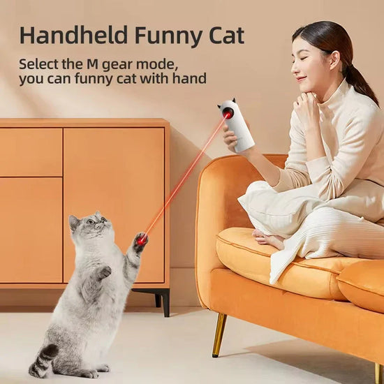 Interactive Smart LED Laser Cat Toy